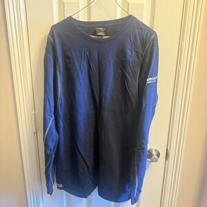 Ariat FR T-Shirt XL Flame Resistant CAT2 2112 Navy Blue Long Sleeve Work